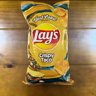 2 Bags Lays West Coast Inspired Crispy Taco 7.75 Oz Limited Edition Potato Chips