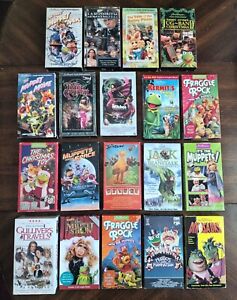 HUGE Jim Henson VHS lot Labyrinth Dark Crystal Witches Muppets Fraggle Rock