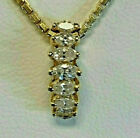 2Ct Marquise Cut VVS1/D Diamond Women's Pendant 14K Yellow Gold Over Free Chain