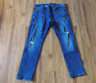 GAP 1969 Jeans Men's Size 36X31 1/2 Slim Straight Distressed