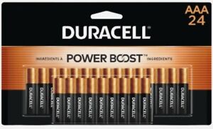 Duracell Powerboost aaa batteries 24 pack Free 🚢 ! Exp 2034