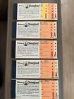 New ListingLot Of 5 VTG DISNEYLAND TICKET BOOK USED WITH AB COUPONS COURTESY GUEST