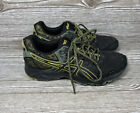 Asics Men’s Gel Sonoma 3 T724N Black Green Lace Up Running Shoes Size 9