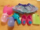 10pcBABY ALIVE GROWS UP SHOES CLOTHES BOTTLE CUP JUICE BIBS MEDICINE SPOON BRUSH
