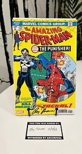 New ListingSIGNED Roy Thomas Amazing Spider-man #129 1st App PUNISHER w/COA HIGH GRADE 2023