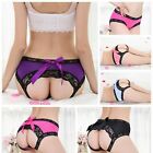 Sexy Women Lace Cute Thong G-string Panties Lingerie Underwear Crotchles USA