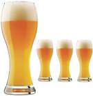 SET OF FOUR (4) 23 OZ LIBBEY PIER 1 IMPORTS PILSNER GLASSES WHEAT BEER GLASS NEW