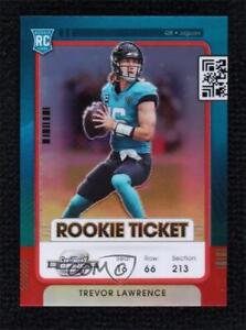 2021 Panini Contenders Optic Red Prizm 70/175 Trevor Lawrence #93 Rookie RC