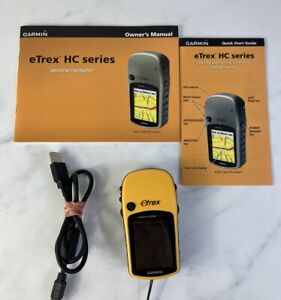 Garmin eTrex Venture HC Handheld GPS Receiver Navigator Yellow Works