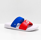 Nike Women's Benassi Duo Ultra Red & Blue Slide Sandals SIZES! NIB NEW! 819717