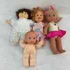 VTG LOT of 4 Baby Dolls Magic Nursery PJ Sparkles Mattel Used AS IS