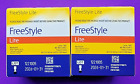 2 Boxes of 100 Freestyle Lite Glucose Test Strips ~ 200 Total Strips 01/31/2026