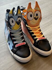 Bluey & Bingo Ground Up Keepy Uppy Men’s Size 10 High Tops Shoes Hot Topic NEW