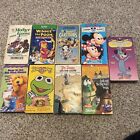 VeggieTales Disney Dr. Seuss VHS Lot Bundle 9 Videos Children Educational