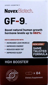 Novex Biotech GF-9 GH Boosting Supplement 84 Count - EXP 3/2026