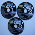 KARAOKE CD+G COUNTRY CHARTBUSTER JOHNNY CASH 5050 NEW 3 CDS IN WHITE SLEEVES