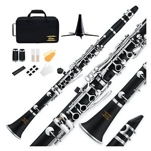 Eastar Concert Clarinet + Hard Case Student / Intermediate School Band Clarinets
