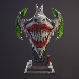Joker Mask, Batman 3D Print On Stand