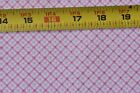 By 1/2 Yd, Pink Diagonal Checks on White Flannel, Jo-Ann, B1610