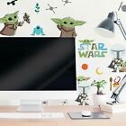 Roommates RMK4805SCS Baby Yoda Grogu Illustrated Peel and Stick Wall Decals