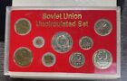 Soviet Union Uncirculated (9) Coin Set In Case With Coa Item 6316