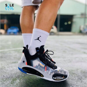Nike Air Jordan XXXIV 34 Low EP Heritage Men's  Black Multicolor  CZ7745-008