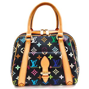 Louis Vuitton LV Hand Bag M40097 Priscilla Black Monogram Multicollar 1178579