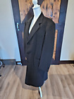 Kuppenheimer England Wool Cashmere Overcoat Top Coat Vintage Gray Men’s Sz 40R