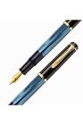 Pelikan M200 Pearl Blue Fountain Pen - B Nib