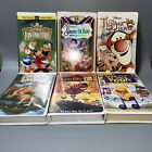 Walt Disney Classic VHS Clamshell Lot 6 Great Condition - Not Rental