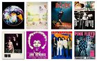 1967-89 Lot (8) CLASSIC ROCK 13 x 17 Reproduction Personality & Concert Posters