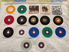 The Beatles - LOT of 14 7' Colored and Black Vinyl 45's - New &  Never Played