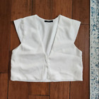 Forever 21 Size S White Crop Top R6871