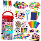 FUNZBO Arts and Crafts Supplies for - Kids Age 4-8, 4-6, 8-12 Jar Set (Medium)