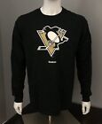 Pittsburgh Penguins Reebok Black Long-Sleeve Logo T-Shirt (S,M,L,XXL)