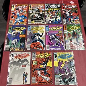(11) The Amazing Spider-Man Comic Lot! Key Issues! #281-292 NO RESERVE 1986