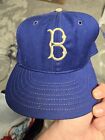 Vintage y2k Brooklyn Dodgers Roman Pro Leather Sweatband Hat Cap MLB Size 7 1/8