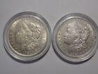 1921-P & 1921-D Morgan Silver Dollars - Both XF+ Coins