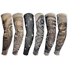 Tattoo Sleeves for Men, 6Pcs Arm Sleeves Fake Tattoos Sleeves to Cover Arms Sun