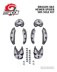Sidi DRAGON 4/5 & SPIDER Carbon Sole SRS Tread Kit Replacement Soles ANTHRACITE