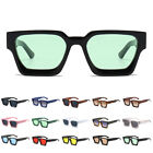 Retro Rectangle Sunglasses for Women Men Chunky Square Thick Frame Glasses UV400
