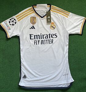 NWT Real Madrid 23/24 Home Player Version Jersey “Bellingham 5” (Medium)