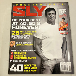Sly Magazine Premiere Issue March 2005 Jenna Jameson Sylvester Stallone