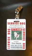 Service Dog ID Card for Working Dog ID Badge Service Animal Custom Certified 5
