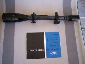 J Unertl Bench Rest, Target Rifle Scope 10 X ~USA~ Nice