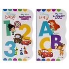 Disney Board Books Lot of 2 - Baby My First Numbers & Alphabet 3-36 Months