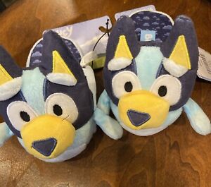 Unisex Toddlers Kids Bluey Cartoon Dog 3D Slip on Plush Slippers 5/6 House Shoes