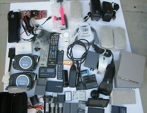 Mixed Lot of Electronics, remotes, Batteries, speaker more..50 pcs C