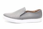 Men 175002 Public Opinion Gray Leather Perforated Slip On Loafer Shoes Size 10.5
