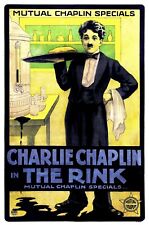 16mm THE RINK (1916)--b/w  Comedy Short Film.